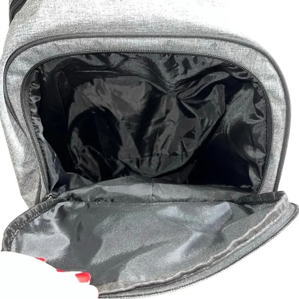 DEEGO Basketball Athletic Backpack Sports Bag Black Gray